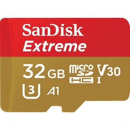 Extreme microSDHC 32GB 100/60 MB/s A1 V30 U3