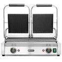 Kontakt grill kontaktowy ryflowany podwójny 3600W - Hendi 263709