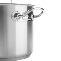 Garnek niski Kitchen Line z pokrywką 5 l śr. 240 x 115 h - Hendi 836026