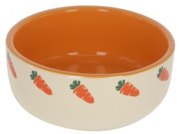 KERBL Miska ceramiczna dla gryzoni, beżowo-pomarańczowa 250ml [81801]
