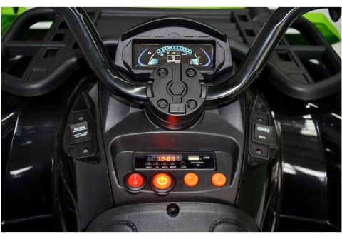 Quad Na Akumulator BDM 0909 Dla Dzieci Światła LED MP3 Biały 24V