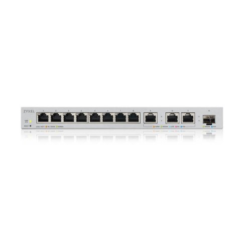 Przełącznik zarządzalny XGS1250-12, 12-Port Gigabit webmanaged Switch with 8 port 1G + 3-Port MultiGig 1/2.5/5/10G + 1-Por