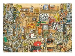 Puzzle 1000 elementów Szalone studio muzyczne, Adolfsson Mattias (Puzzle+plakat)