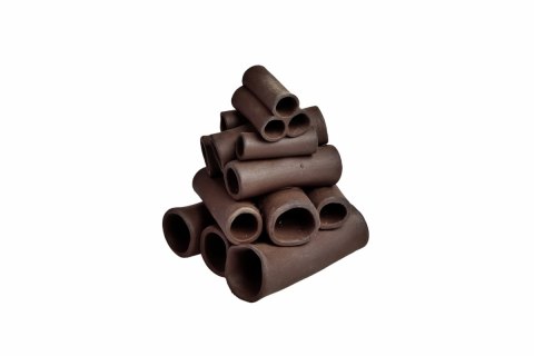 Góra Rurek Mikro Szara Domek Dla Ryb Krewetek Raczków