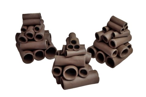 Góra Rurek Mikro Szara Domek Dla Ryb Krewetek Raczków