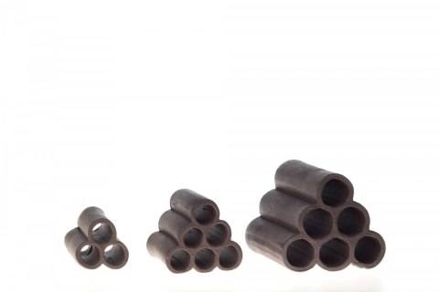 Rurkobloczek Mikro 6-Rurek Bardzo Ciemny