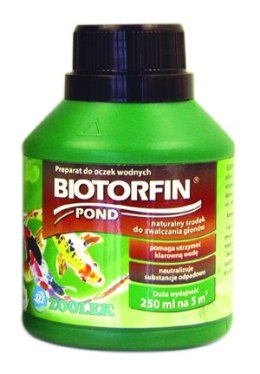 Zoolek Biotorfin Pond Oczko Wodne 250Ml Klaruje Wodę Obnizą Ph