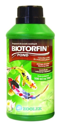 Zoolek Biotorfin Pond Oczko Wodne 500Ml Klaruje Wodę Obnizą Ph