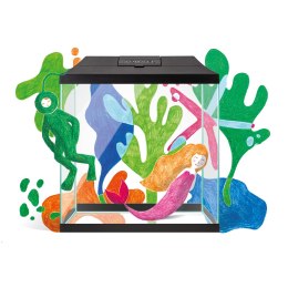 Aquael Zestaw Akwar. Leddy MINI 35 CZARNY