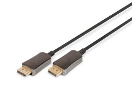 Kabel połączeniowy hybrydowy AOC DisplayPort 1.4 8K/60Hz UHD DP/DP M/M 15m Czarny