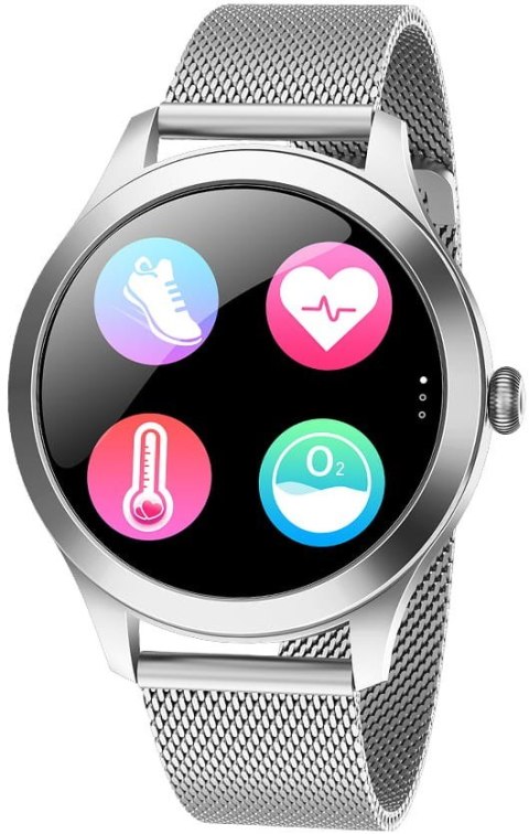 Smartwatch Women Naomi Pro stalowy Srebrny