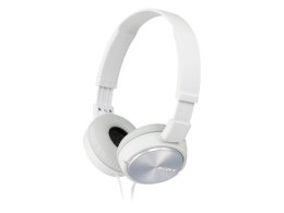 Słuchawki Hands-free, mikrofon MDR-ZX310AP white