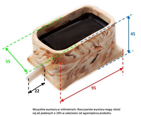 Dyfuzor Nabąblacz Napowietrzacz Duży Bardzo Ciemny