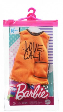 Ubranka Barbie Pomarańczowy top/ Kolorowe szorty