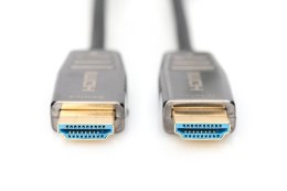 Kabel połączeniowy hybrydowy HDMI AOC | HDMI-A męski-męski | HDMI 2.1 | UHD-2 8K@60Hz | 48Gbps |HDR, eARC, HDCP 2.2, CEC | 15m