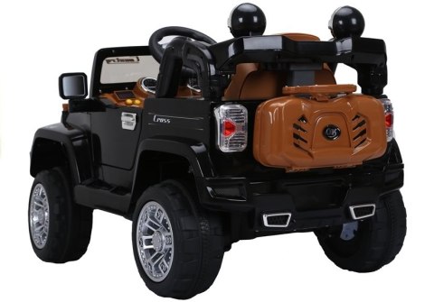 Auto na Akumulator Jeep JJ245 Dla Dzieci Światła LED MP3 Pilot Czarny