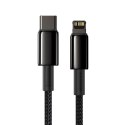 Kabel USB-C do Lightning Baseus Tungsten Gold, 20W, 5A, PD, 1m (czarny)