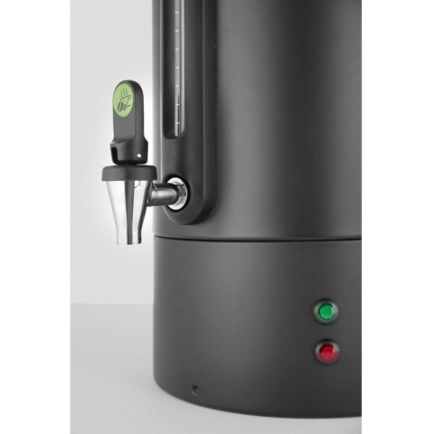 Warnik podgrzewacz do kawy z niekapiącym kranem czarny UNIQ 10 l - Hendi 211458