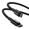 Kabel USB-C do USB-C Baseus Tungsten Gold, 100W, 1m (czarny)