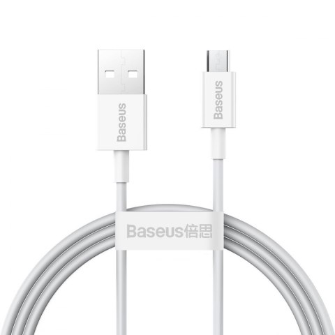 Kabel USB do micro USB Baseus Superior Series, 2A, 1m (biały)