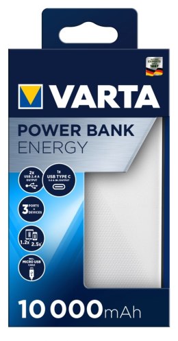 POWER BANK ENERGY 10000mAh VARTA