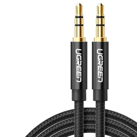 Kabel mini jack 3,5mm UGREEN AV122, AUX, 1m (black)