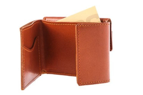 Portfel skórzany UNISEX Vintage P41 COGNAC