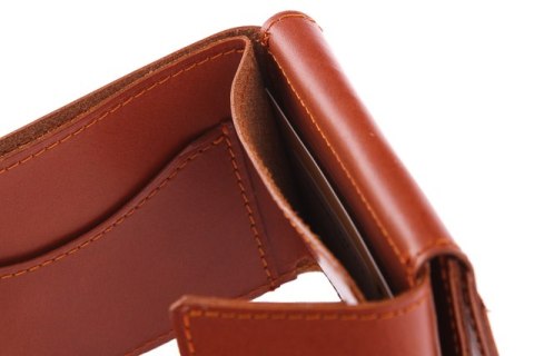Portfel skórzany UNISEX Vintage P41 COGNAC