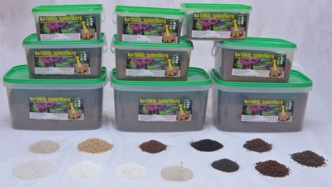 Zestaw Żwirek Natural Substrate Kulki Akwa 230-240L