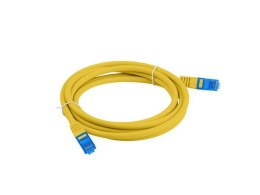 Patchcord kat.6a S/FTP CCA 1.0m Żółty