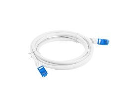 Patchcord kat.6a S/FTP CCA 3.0m Biały