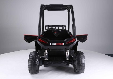 Auto na Akumulator Terenowe JS360-1 Światła LED MP3 Pilot Czerwony