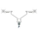 UCHWYT BIURKOWY GAZOWY DO 2 MONITORÓW LED/LCD 17-32" L-20GD ART 2-9kg 2xUSB 3.0 PREMIUM ALU