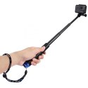Selfie Stick Puluz do kamer sportowych (DJI, GoPro, Insta360)(czarny)