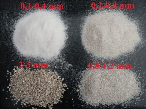 Żwirek Piasek Kwarcowy Naturalny Krewetki 0,2-0,8 mm 25Kg