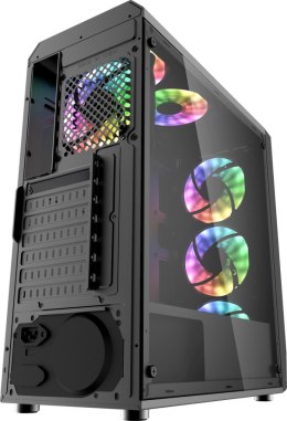 Obudowa komputerowa DARKFLASH Water Square 5 (czarna)