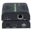 Extender HDMI + USB po skrętce Cat.5/5e/6 120m