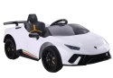 Auto na akumulator Lamborghini Huracan Pilot Światła LED MP3 Białe