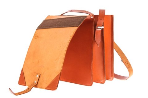 Raportówka 2-komorowa Vintage P37 NATURAL