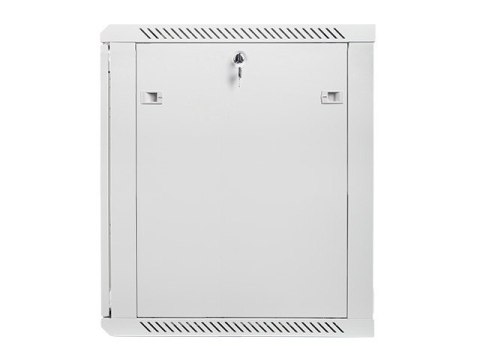 Szafa instalacyjna wisząca 19 cali 15U 600X600mm szara (drzwi szklane)