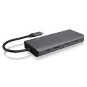 Stacja dokująca IB-DK4070-CPD 12w1,2xHDMI,AUDIO,CR,VGA