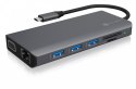 Stacja dokująca IB-DK4070-CPD 12w1,2xHDMI,AUDIO,CR,VGA