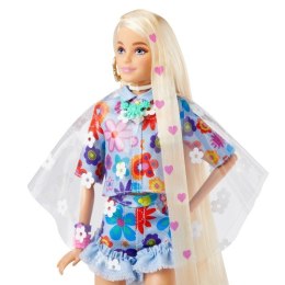 Lalka Barbie Extra Komplet w kwiatki Blond włosy