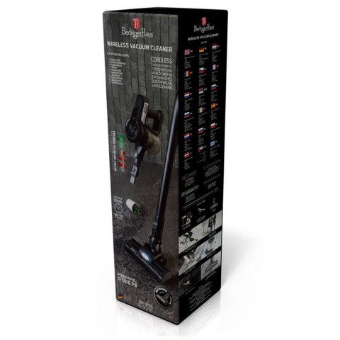 BEZPRZEWODOWY ODKURZACZ BEZWORKOWY 2w1 BERLINGER HAUS BLACK ROSE BH-9154