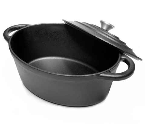 BRYTFANNA ŻELIWNA 4.7L 29cm KRISBERG KS-2553