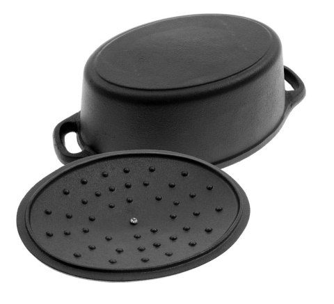 BRYTFANNA ŻELIWNA 4.7L 29cm KRISBERG KS-2553