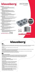 FORMA BLACHA DO PIECZENIA 6 MUFFINEK KLAUSBERG KB-7381