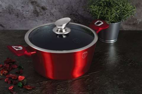 GARNEK 4.1L 24CM BERLINGER HAUS METALLIC BURGUNDY LINE BH-1257-N