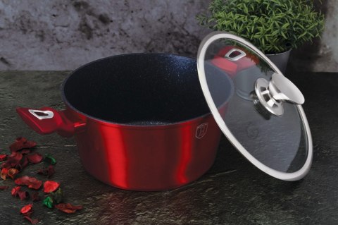 GARNEK 4.1L 24CM BERLINGER HAUS METALLIC BURGUNDY LINE BH-1257-N