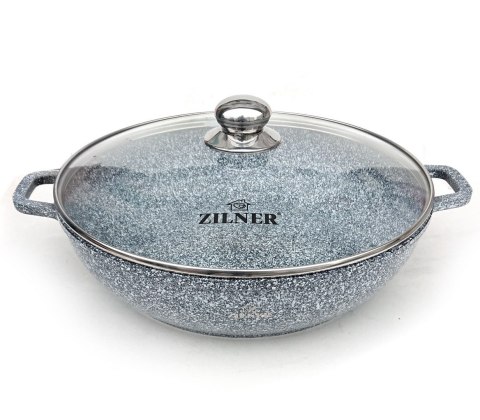 GARNEK MARMUROWY WOK 3.3L 28CM ZILNER ZL-7069